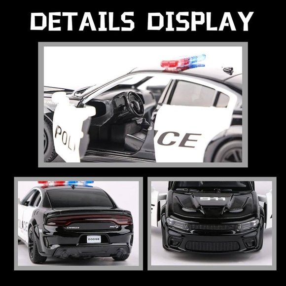 1/36 Scale SRT Hellcat Car Model Diecast Toy - Picture 4 of 7
